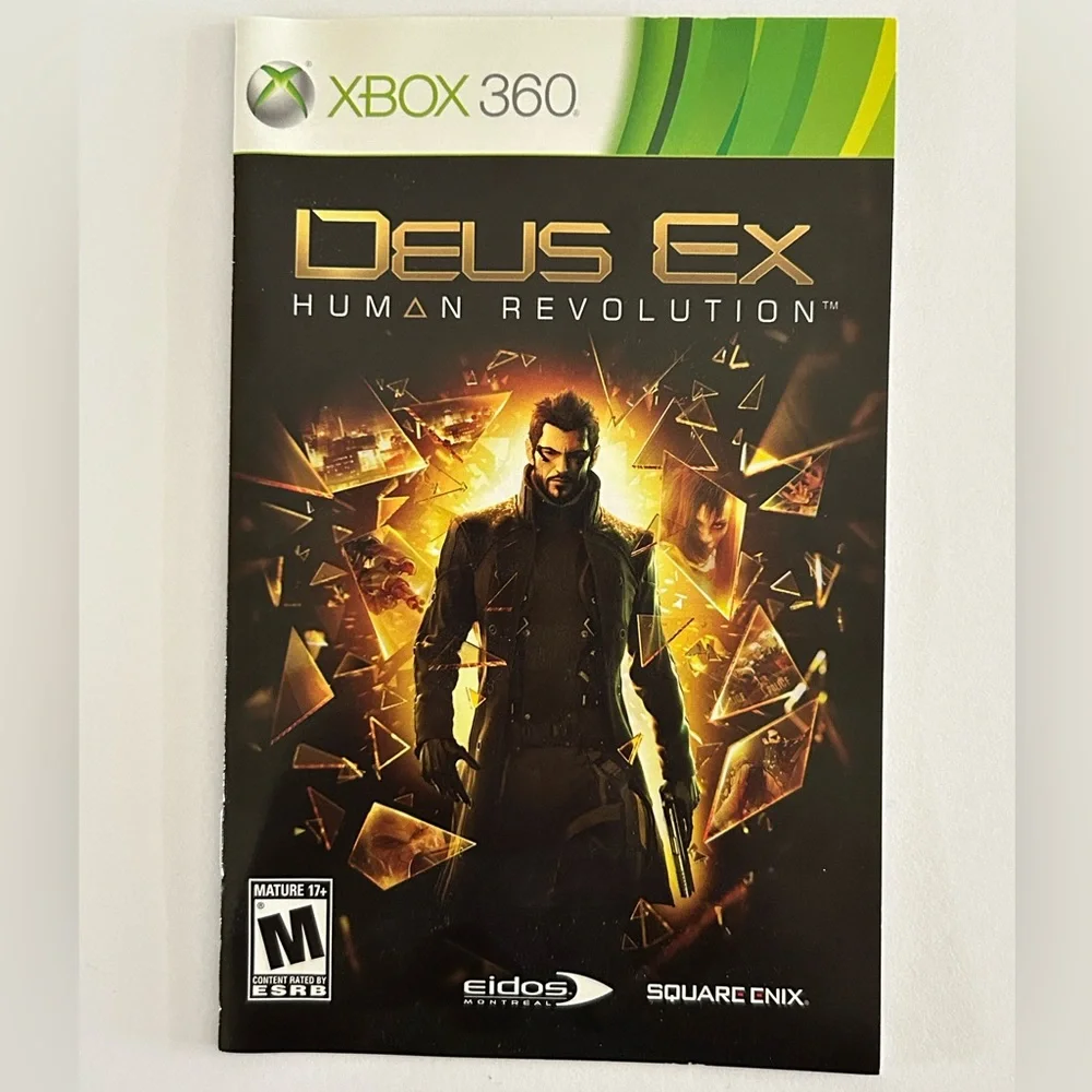 🦋 5/$25 - Deus Ex: Human Revolution Video Game for Xbox 360
